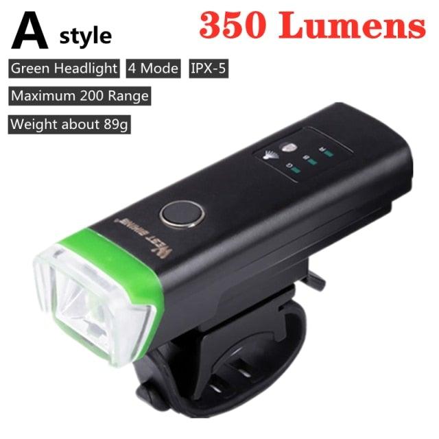 Front Bicycle Light USB Rechargeable LED Bike Light Waterproof Cycling Headlight Climbing Safety Flashlight Lamps Bike Light Super Bright Bicycle Light Easy To Install Fits All Bikes Headlights With Modes - UrbanCycling.com