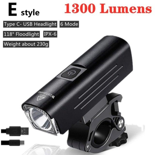 Front Bicycle Light USB Rechargeable LED Bike Light Waterproof Cycling Headlight Climbing Safety Flashlight Lamps Bike Light Super Bright Bicycle Light Easy To Install Fits All Bikes Headlights With Modes - UrbanCycling.com