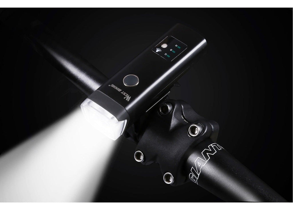 Front Bicycle Light USB Rechargeable LED Bike Light Waterproof Cycling Headlight Climbing Safety Flashlight Lamps Bike Light Super Bright Bicycle Light Easy To Install Fits All Bikes Headlights With Modes - UrbanCycling.com