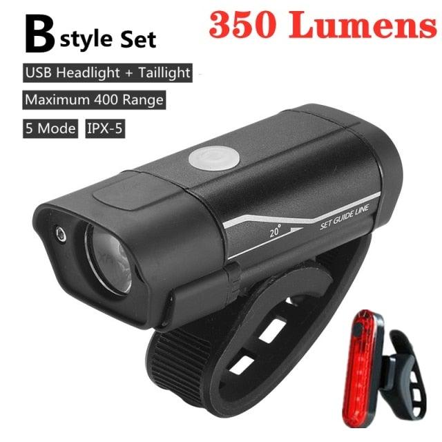 Front Bicycle Light USB Rechargeable LED Bike Light Waterproof Cycling Headlight Climbing Safety Flashlight Lamps Bike Light Super Bright Bicycle Light Easy To Install Fits All Bikes Headlights With Modes - UrbanCycling.com