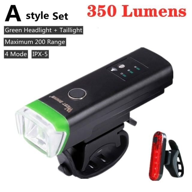 Front Bicycle Light USB Rechargeable LED Bike Light Waterproof Cycling Headlight Climbing Safety Flashlight Lamps Bike Light Super Bright Bicycle Light Easy To Install Fits All Bikes Headlights With Modes - UrbanCycling.com