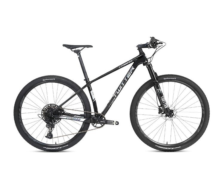 Full Carbon Hardtail Mountain Bike Twitter Storm 2.0 Shimano 27 Speed 29" Wheels - UrbanCycling.com