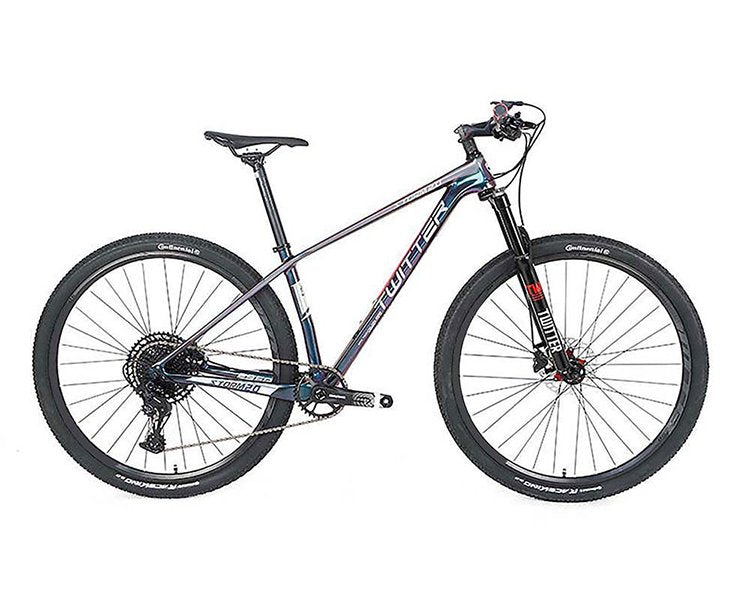 Full Carbon Hardtail Mountain Bike Twitter Storm 2.0 Shimano 27 Speed 29" Wheels - UrbanCycling.com