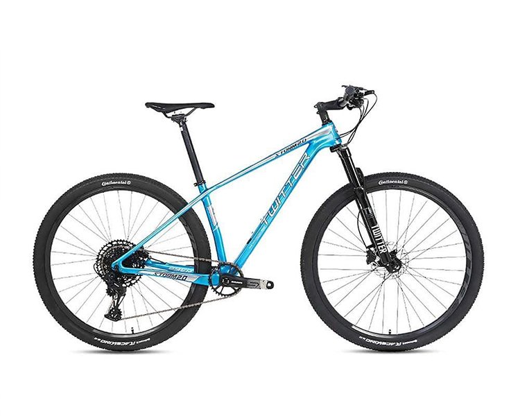 Full Carbon Hardtail Mountain Bike Twitter Storm 2.0 Shimano 27 Speed 29" Wheels - UrbanCycling.com