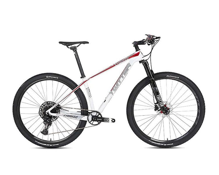 Full Carbon Hardtail Mountain Bike Twitter Storm 2.0 Shimano 27 Speed 29" Wheels - UrbanCycling.com