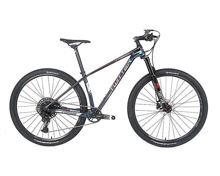 Full Carbon Hardtail Mountain Bike Twitter Storm 2.0 Shimano 27 Speed 29" Wheels - UrbanCycling.com