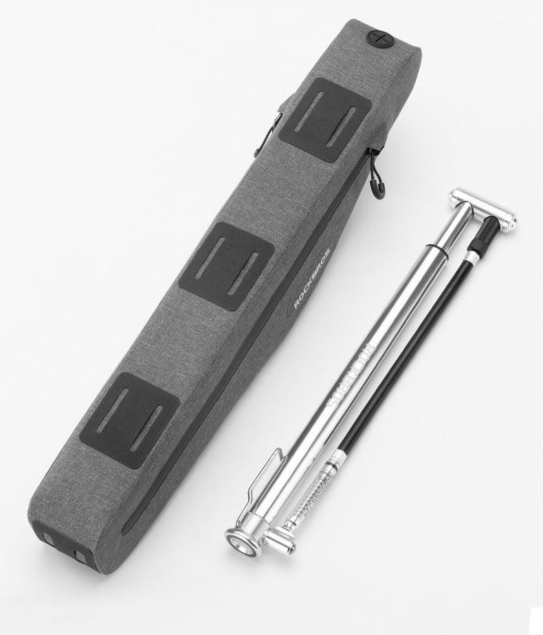 Full Waterproof Bike Bag Front Tube Double Zipper Scratch - resistant Bicycle Bag Bike Accessories Bicycle Top Tube Fashion Bag Water Resistant Cycling Pack Bike Pouch Storage Bag 1.5L - UrbanCycling.com