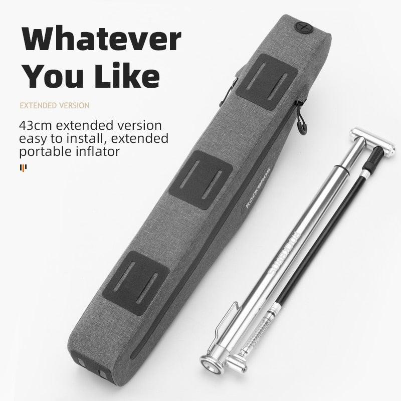 Full Waterproof Bike Bag Front Tube Double Zipper Scratch - resistant Bicycle Bag Bike Accessories Bicycle Top Tube Fashion Bag Water Resistant Cycling Pack Bike Pouch Storage Bag 1.5L - UrbanCycling.com