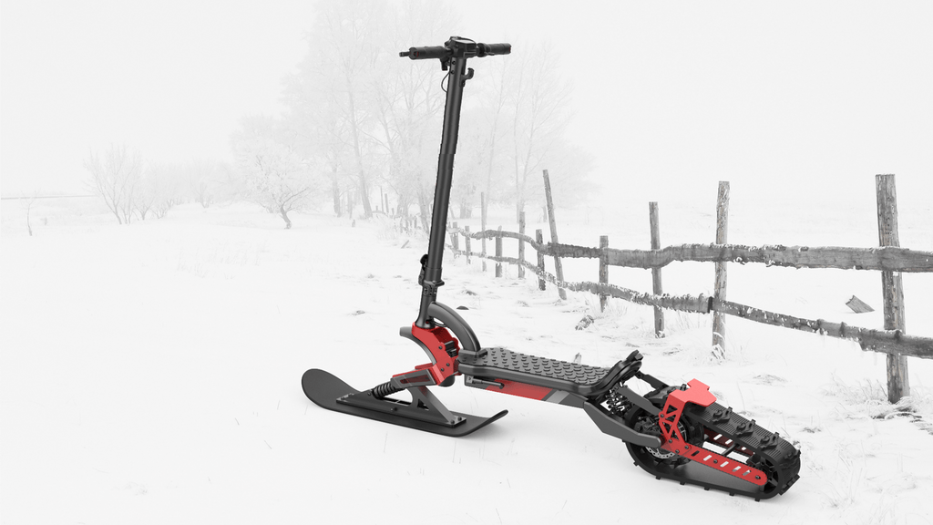 GlareWheel ES - S15 All Terrain Electric Scooter with Ski Convert Kit - UrbanCycling.com