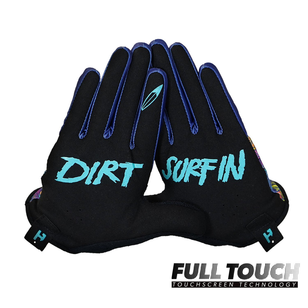 Gloves - Dirt Surfin' Floral - UrbanCycling.com