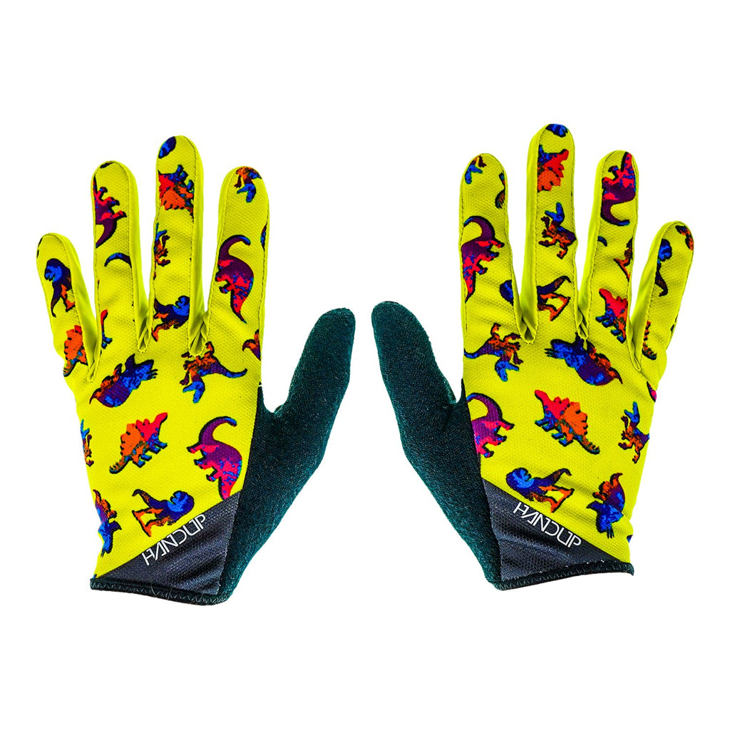 Gloves - Hi Viz Dinosaurs - UrbanCycling.com