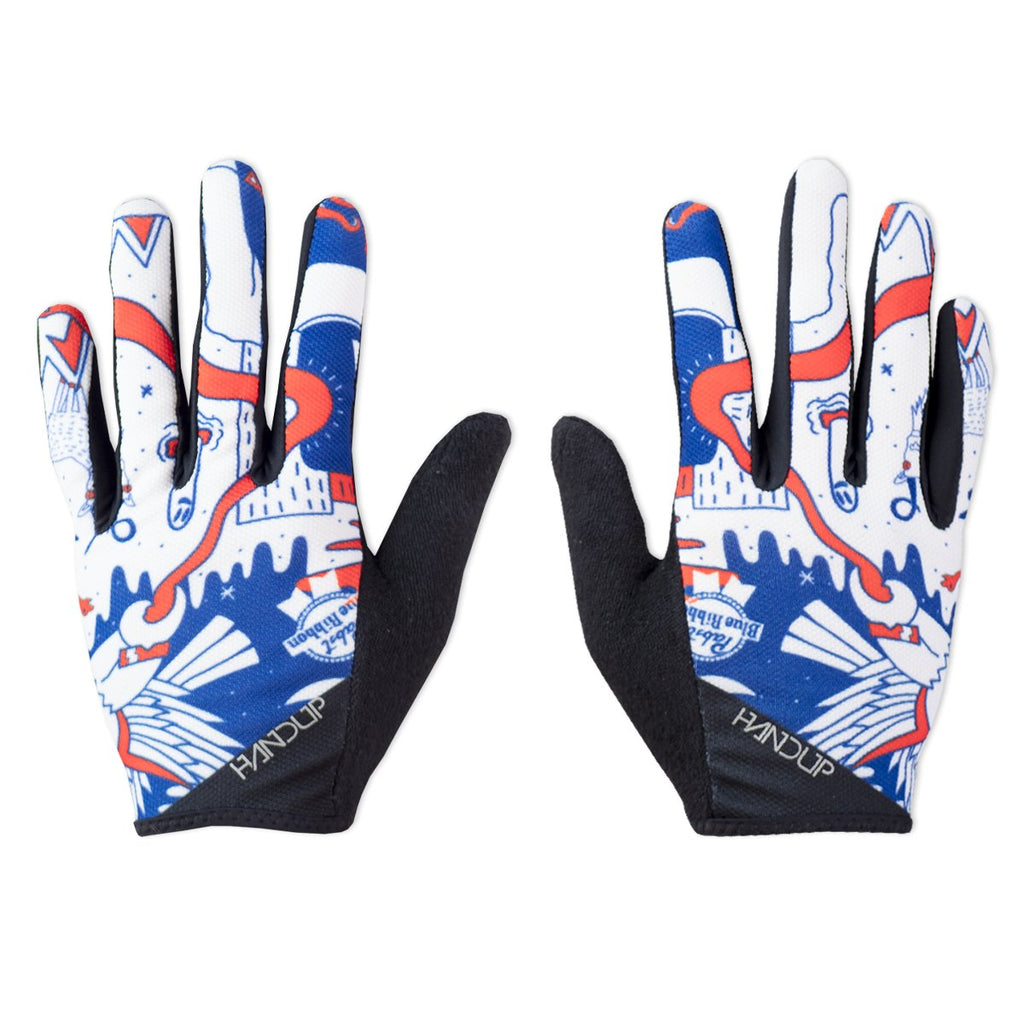 Gloves - Pabst Blue Ribbon Laser Eagle - UrbanCycling.com