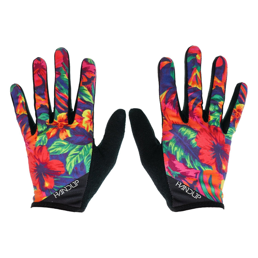 Gloves - Pink Miami Floral - UrbanCycling.com