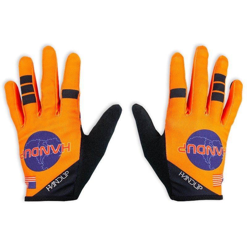 Gloves - Shuttle Runners - Orange - UrbanCycling.com