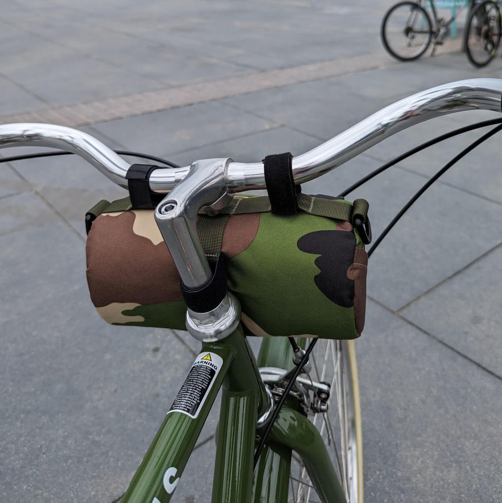 Handlebar Bag - Blazin Camo Burrito - UrbanCycling.com