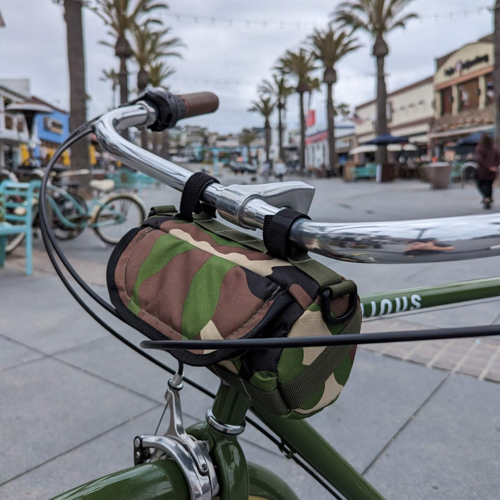 Handlebar Bag - Blazin Camo Burrito - UrbanCycling.com