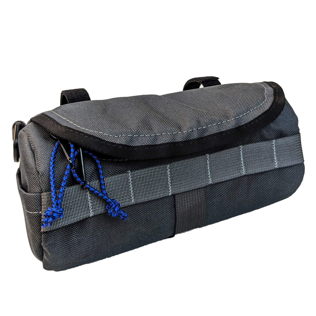 Handlebar Bag - Charcoal & Blue Burrito - UrbanCycling.com