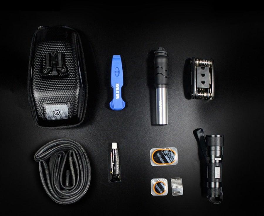 Hard Shell Bicycle Bag Waterproof Cycling Road Bike Tool Bag Night Reflective Bag Bike Accessories Bike Bag Bicycle Bag Under Hard Shell Bike Seat Bag with Silver Reflective Strip Bike Bag For Mountain Road Bike - UrbanCycling.com