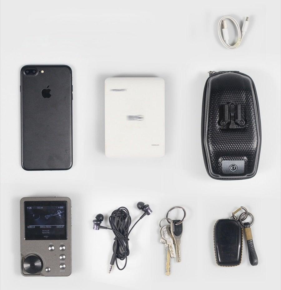 Hard Shell Bicycle Bag Waterproof Cycling Road Bike Tool Bag Night Reflective Bag Bike Accessories Bike Bag Bicycle Bag Under Hard Shell Bike Seat Bag with Silver Reflective Strip Bike Bag For Mountain Road Bike - UrbanCycling.com