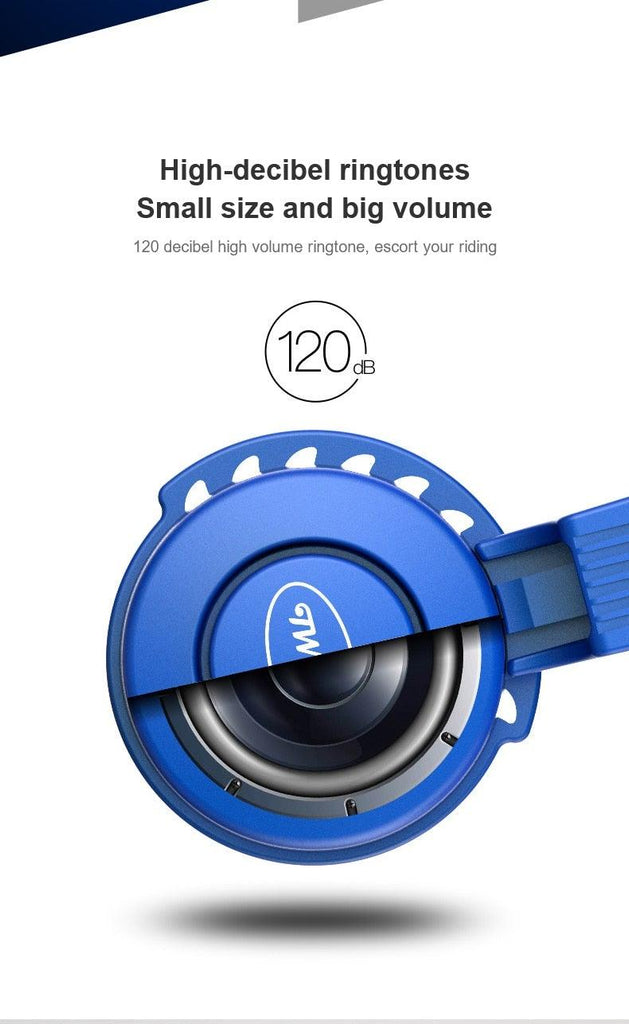 High Bicycle Electric Bell Invisible Waterproof Bike Horn For Scooter USB Charging Riding Equipment Accessory Electric Bike Horn Cycling Bicycle Scooter Horn With Rechargeable Battery - UrbanCycling.com