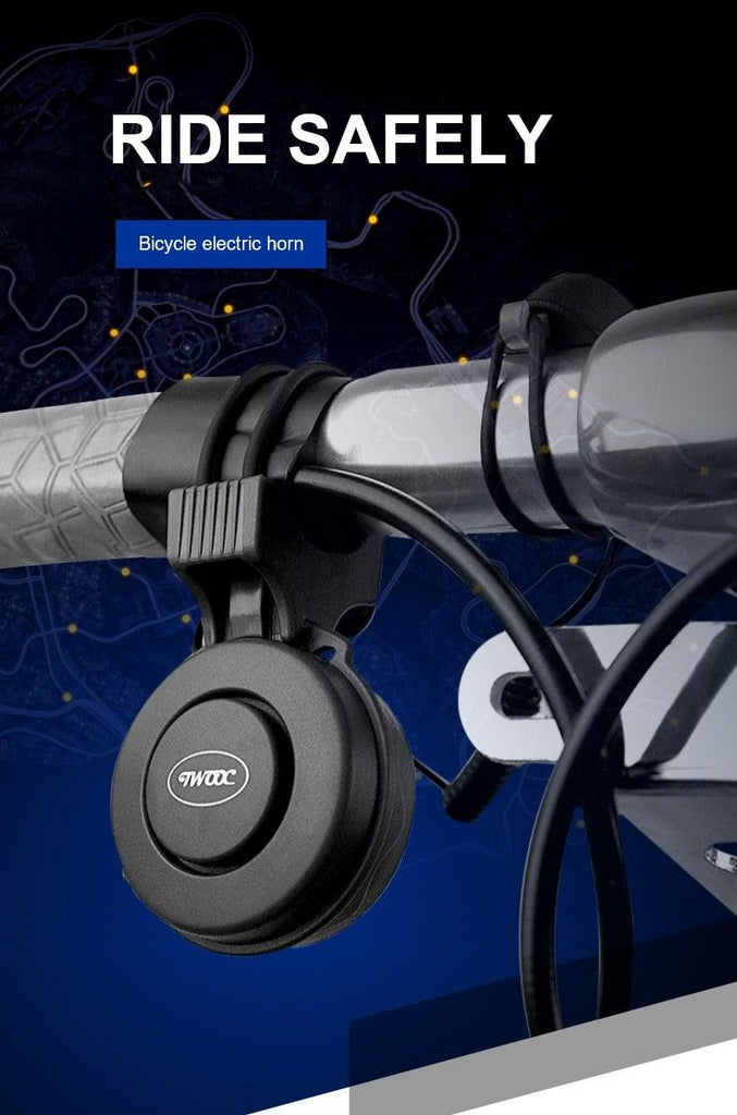 High Bicycle Electric Bell Invisible Waterproof Bike Horn For Scooter USB Charging Riding Equipment Accessory Electric Bike Horn Cycling Bicycle Scooter Horn With Rechargeable Battery - UrbanCycling.com