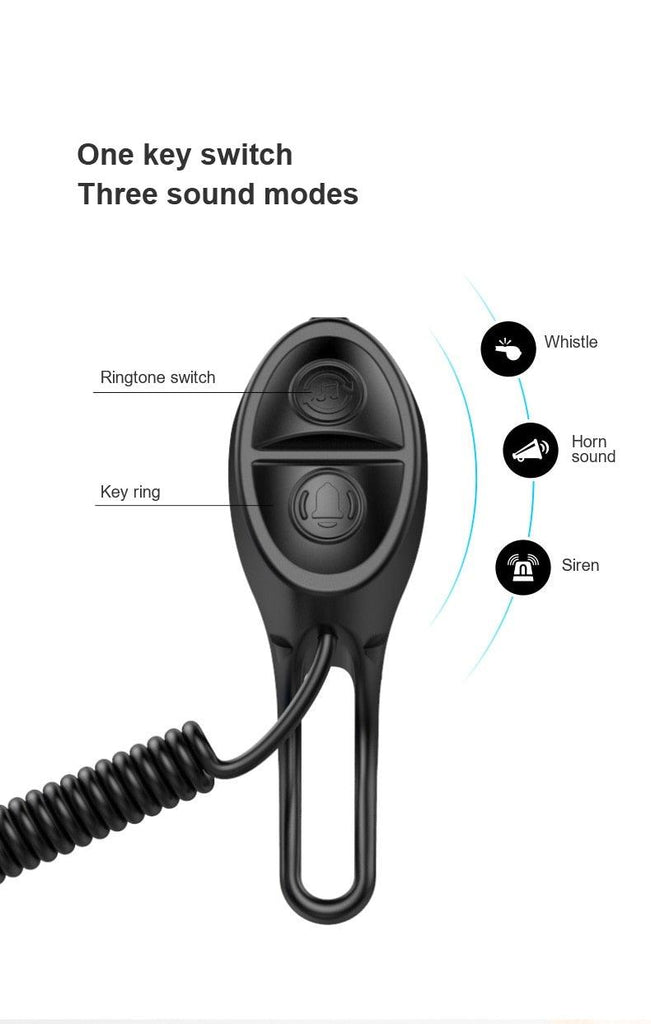 High Bicycle Electric Bell Invisible Waterproof Bike Horn For Scooter USB Charging Riding Equipment Accessory Electric Bike Horn Cycling Bicycle Scooter Horn With Rechargeable Battery - UrbanCycling.com