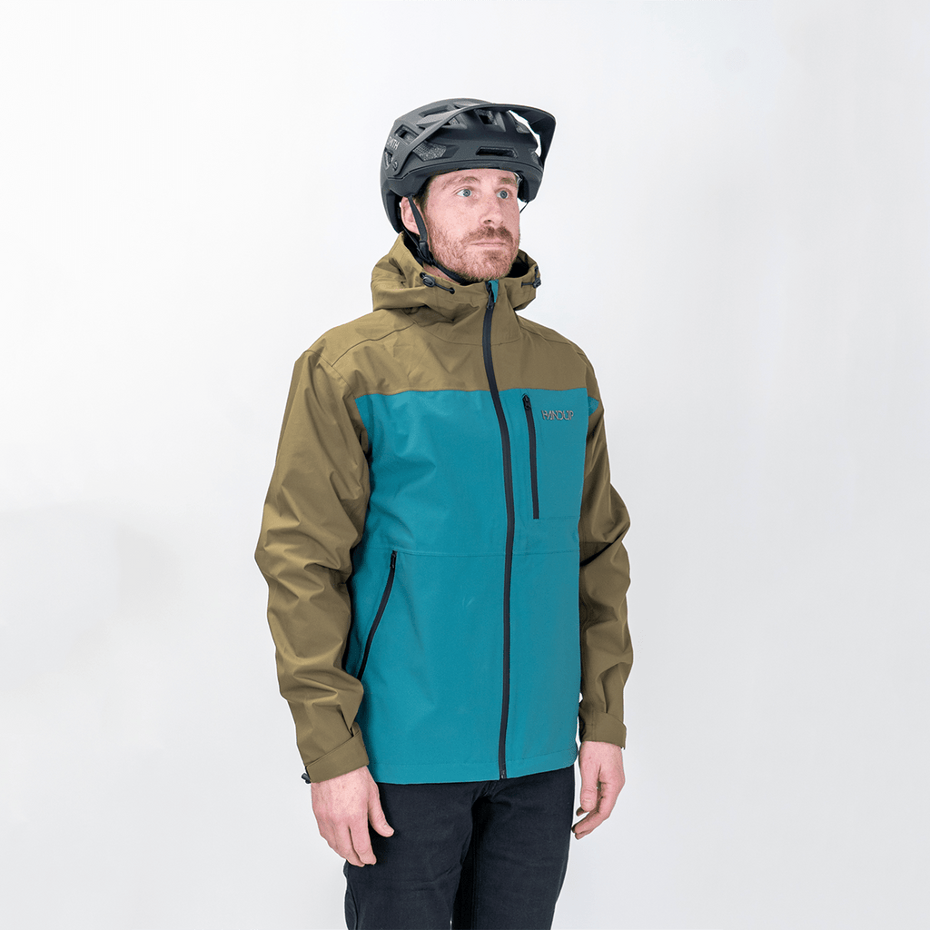 HydroSend Shell - Forest Khaki/Teal - UrbanCycling.com