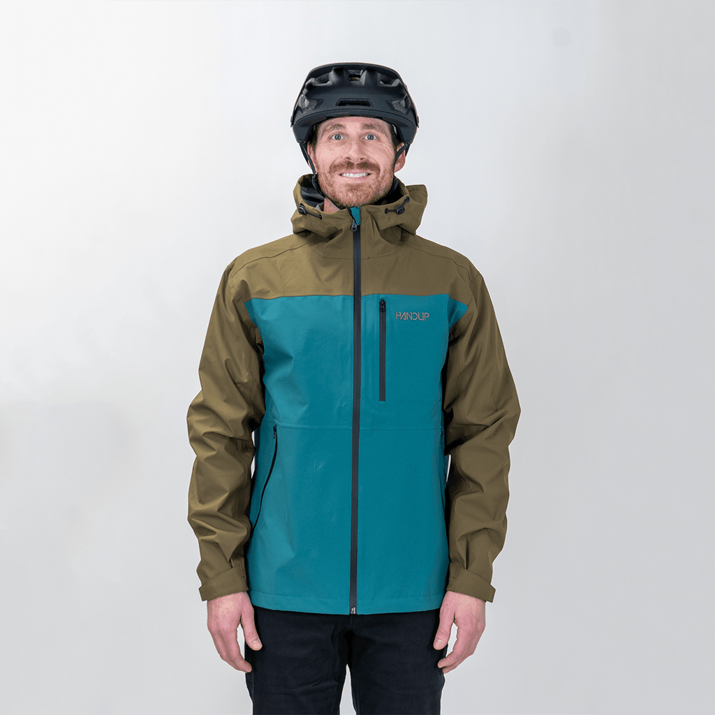 HydroSend Shell - Forest Khaki/Teal - UrbanCycling.com