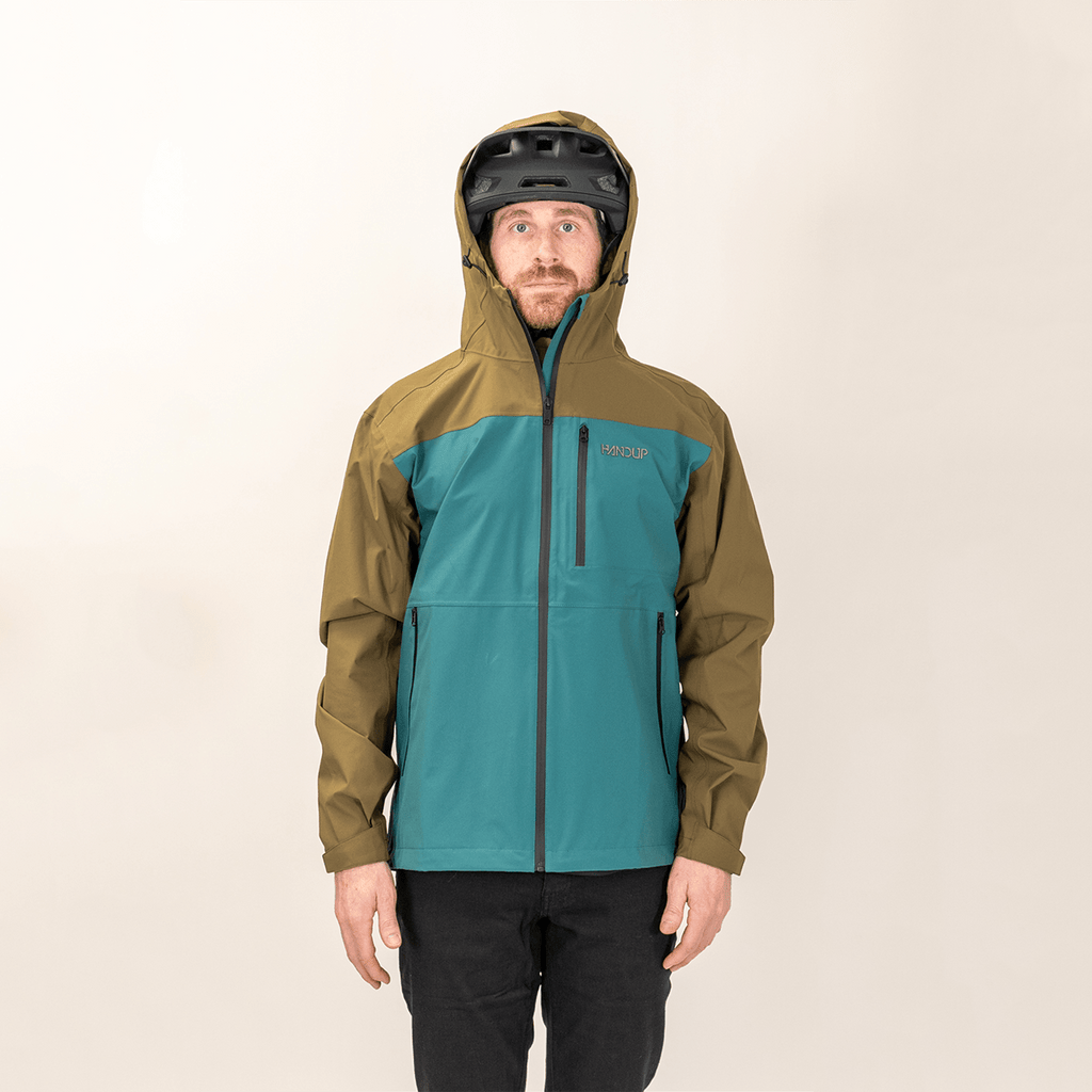 HydroSend Shell - Forest Khaki/Teal - UrbanCycling.com