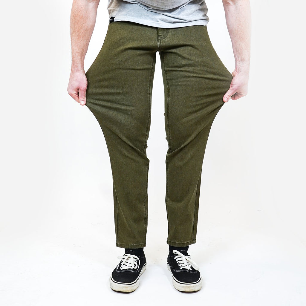 Jean Pants - Army Olive - UrbanCycling.com