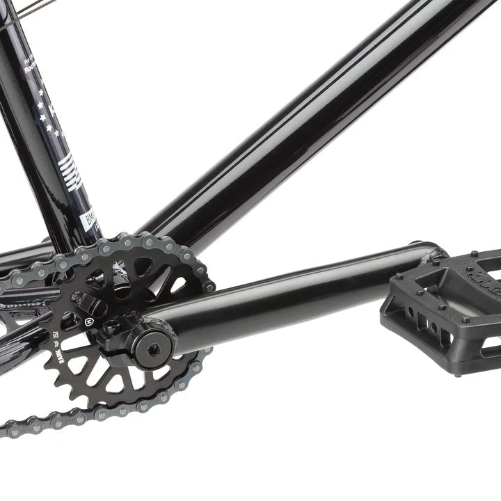 Kink 2022 Launch Complete BMX Bike - Gloss Iridescent Black - UrbanCycling.com