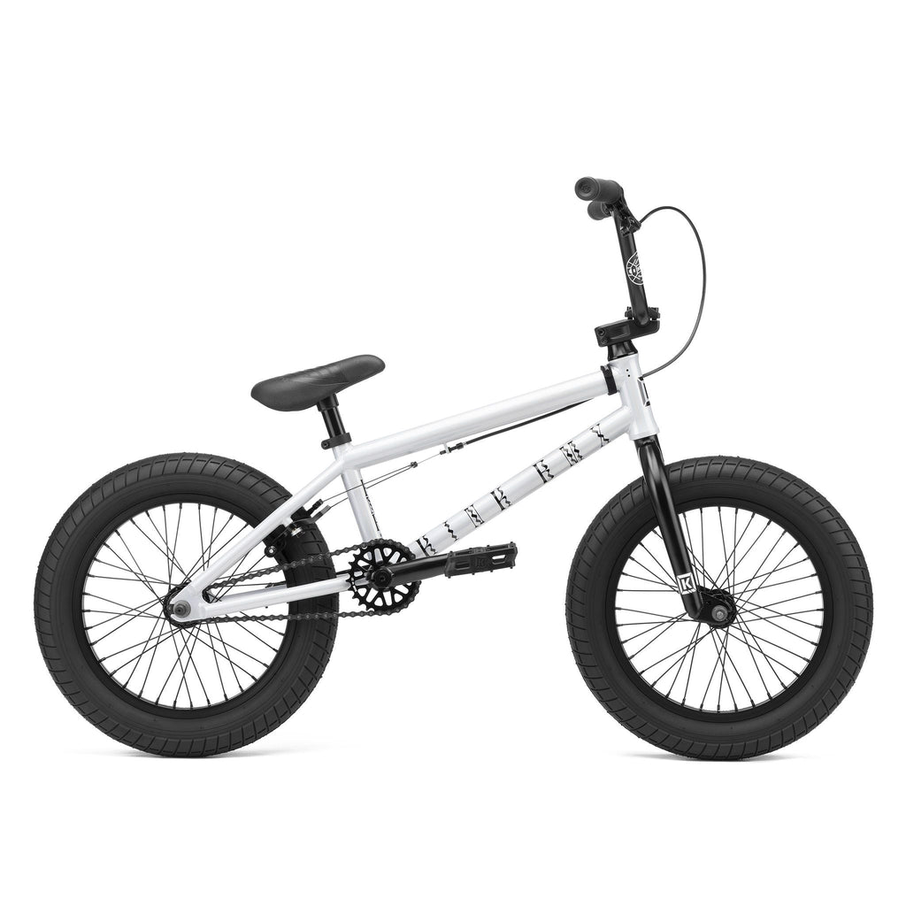 Kink 2023 Carve 16" Complete BMX Bike - Gloss Digital White - UrbanCycling.com