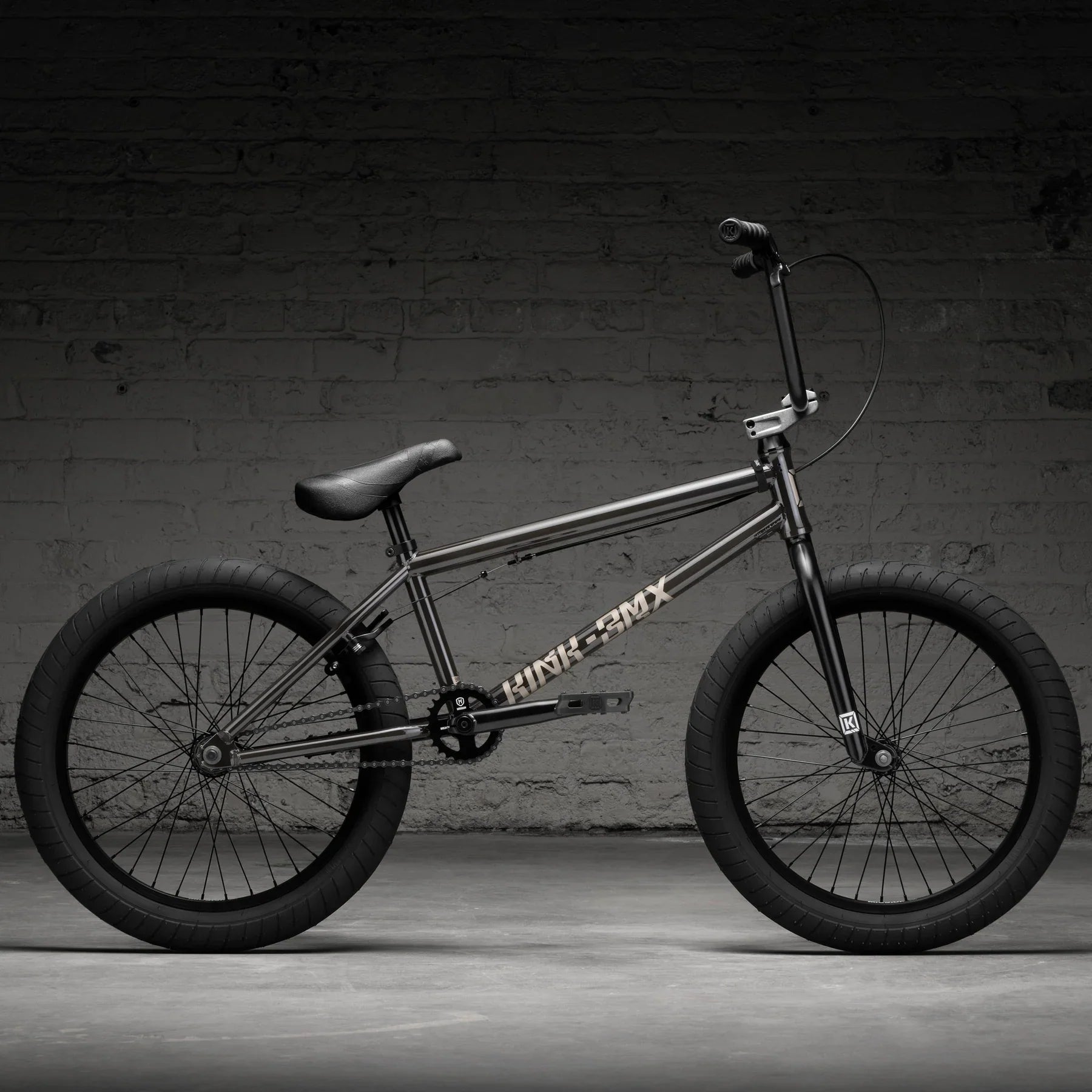 Kink 2026 Launch Complete BMX Bike - Translucent Black Kink 2026 Launch Complete BMX Bike - Translucent Black