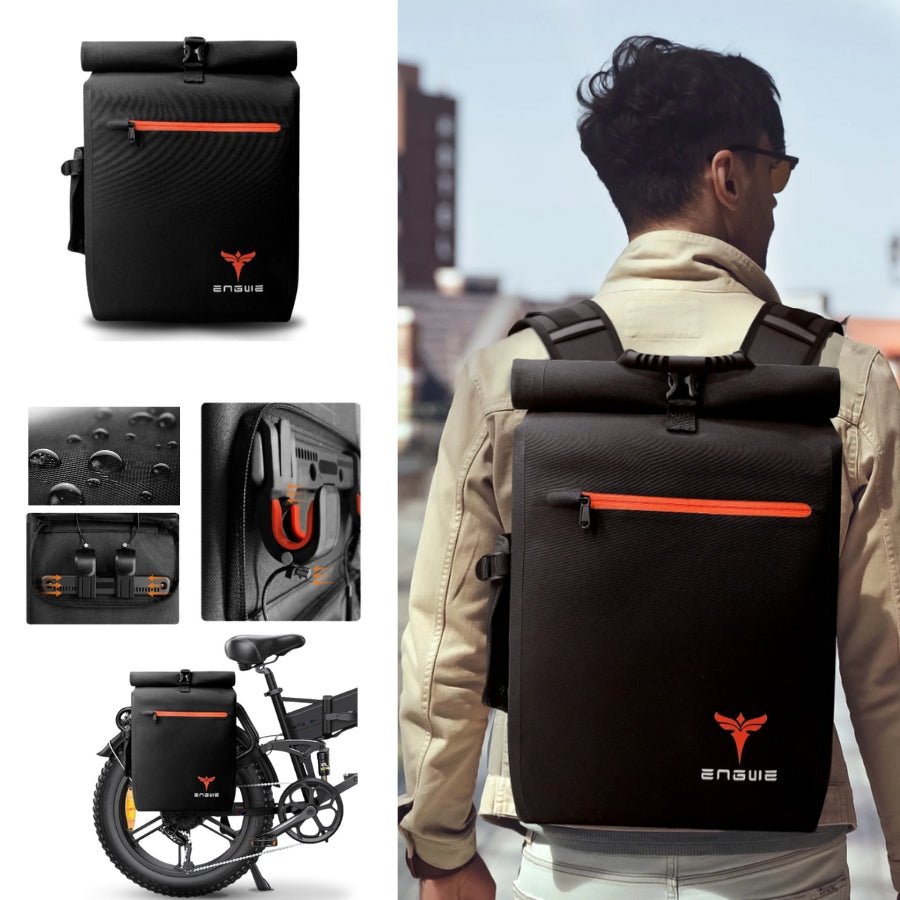 Large Rear Rack Backpack - UrbanCycling.com