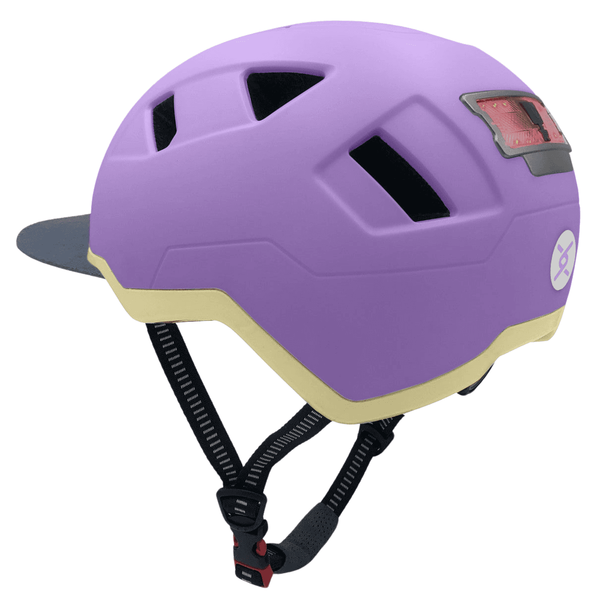 womens purple bicycle helmet Lavender E-Bike Helmet with 10 Vents
