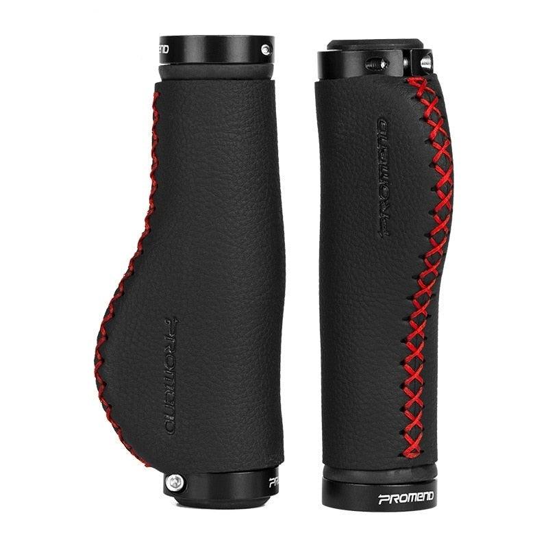 Leather City Mountain Bike Handlebar Cover Handle Grips Bar End Non - slip Aluminum Lock Ergonomic Design Non - Slip Microfiber Leather Bicycle Grip With Aluminum Alloy Dual Lock - On Bicycle Handle Bar Covers For Mountain Road Bike - UrbanCycling.com