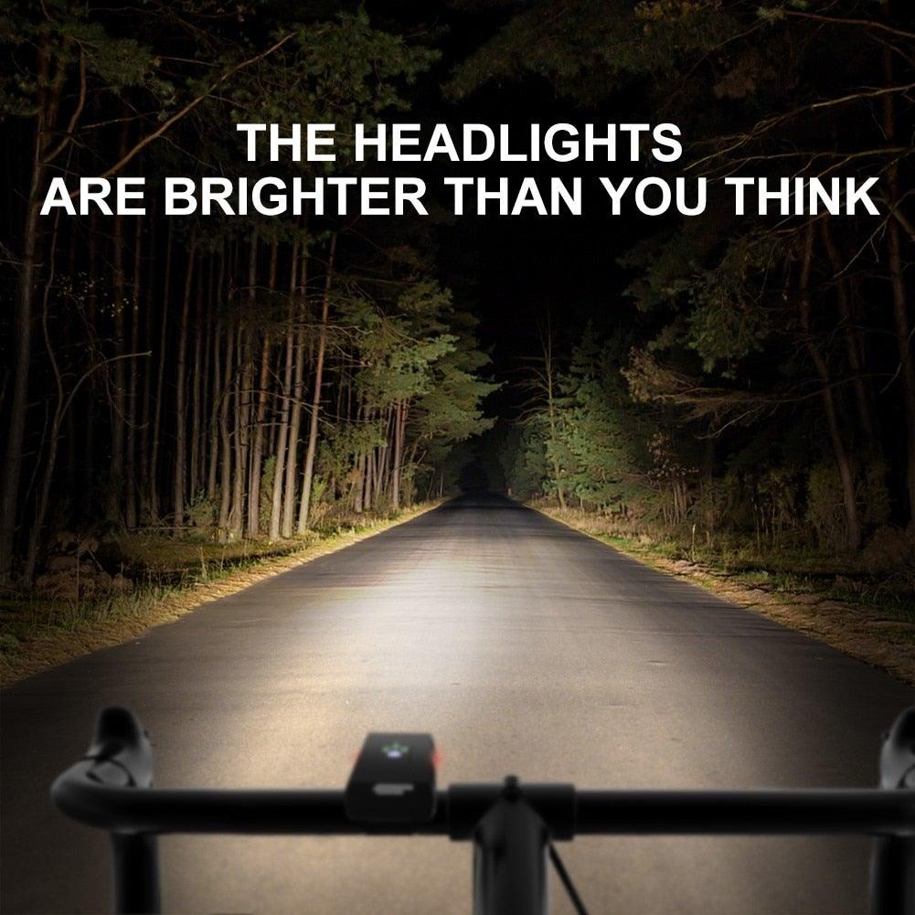 LED Bicycle Light Front USB Rechargeable 1000 Lumen Bike Front Lamp Mountain Bicycle Headlight Adjustable Lightness And Flashlight With Waterproof IPX5 And Large Capacity Battery - UrbanCycling.com