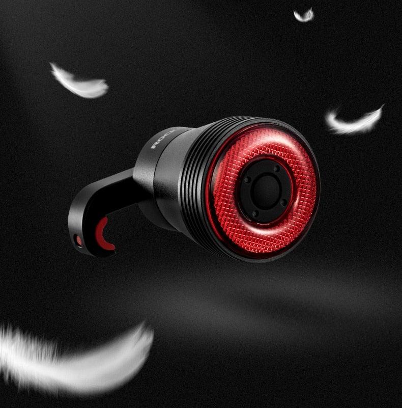 LED Bicycle Waterproof USB Charging Taillight Cycling Flashlight Auto Brake Sensing Smart Bicycle Rear Brake Lights Braking Sensing Taillights USB Rechargeable Ultra Bright LED Warning Bicycle Flashlight - UrbanCycling.com