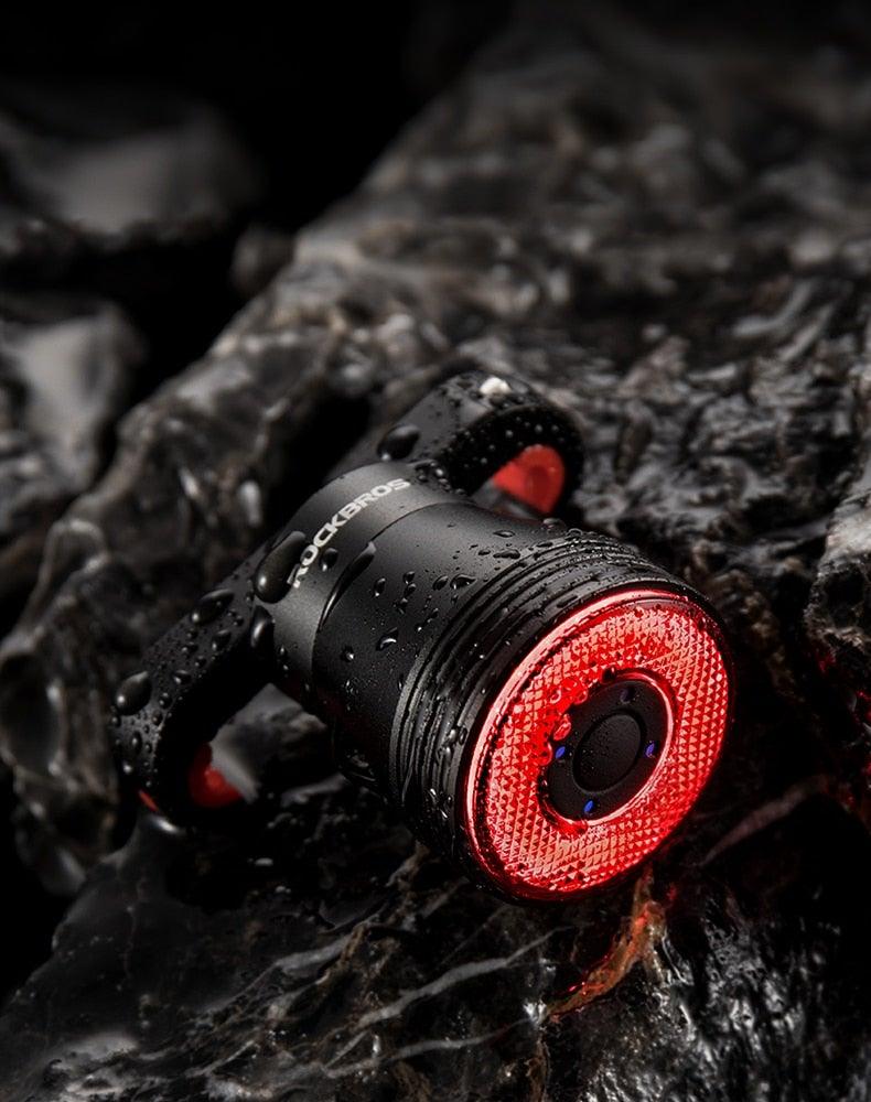 LED Bicycle Waterproof USB Charging Taillight Cycling Flashlight Auto Brake Sensing Smart Bicycle Rear Brake Lights Braking Sensing Taillights USB Rechargeable Ultra Bright LED Warning Bicycle Flashlight - UrbanCycling.com