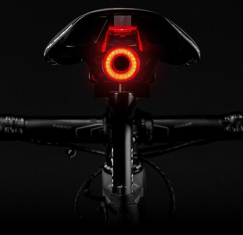LED Bicycle Waterproof USB Charging Taillight Cycling Flashlight Auto Brake Sensing Smart Bicycle Rear Brake Lights Braking Sensing Taillights USB Rechargeable Ultra Bright LED Warning Bicycle Flashlight - UrbanCycling.com