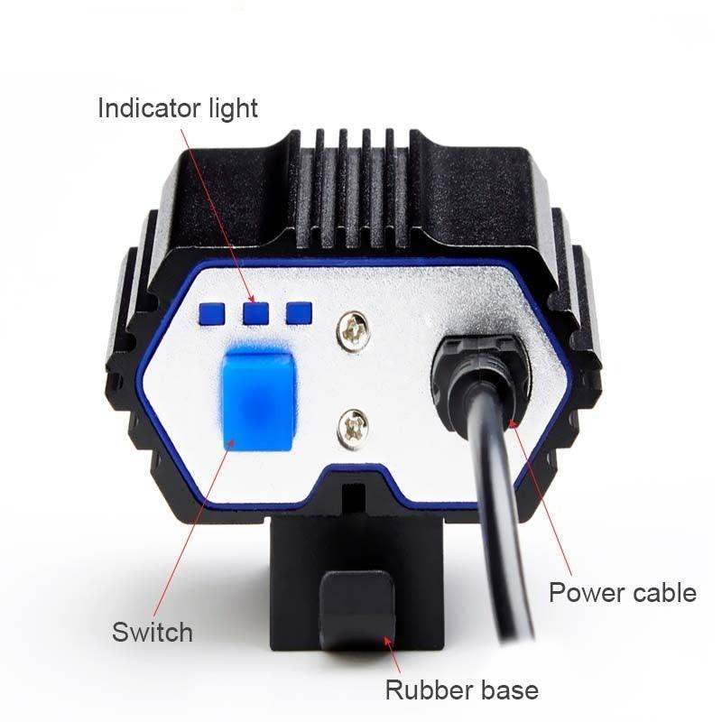 LED Bike Light Waterproof Bicycle Light USB Rechargeable Headlight Outdoor Cycling Front Lamp Cycling Front Lamp Bike Headlight For Mountain Road And City Bicycle - UrbanCycling.com