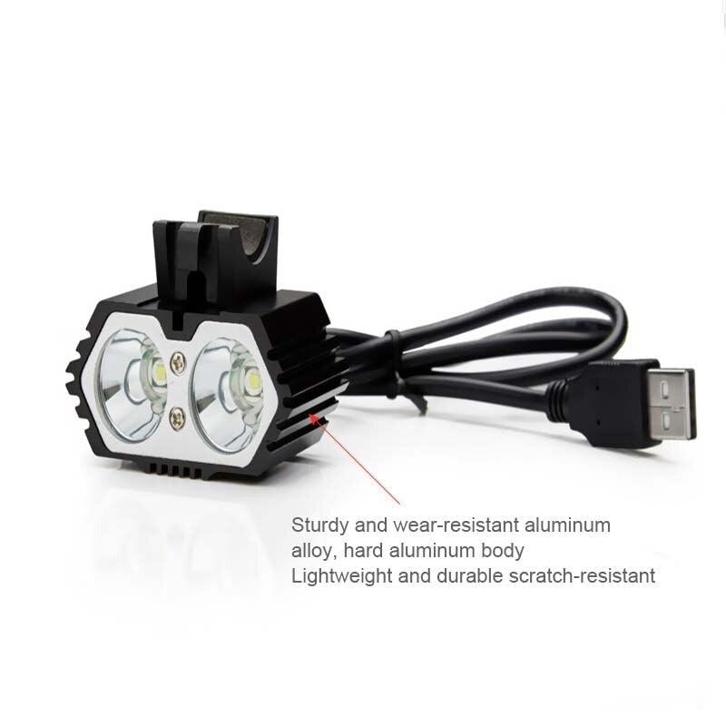 LED Bike Light Waterproof Bicycle Light USB Rechargeable Headlight Outdoor Cycling Front Lamp Cycling Front Lamp Bike Headlight For Mountain Road And City Bicycle - UrbanCycling.com