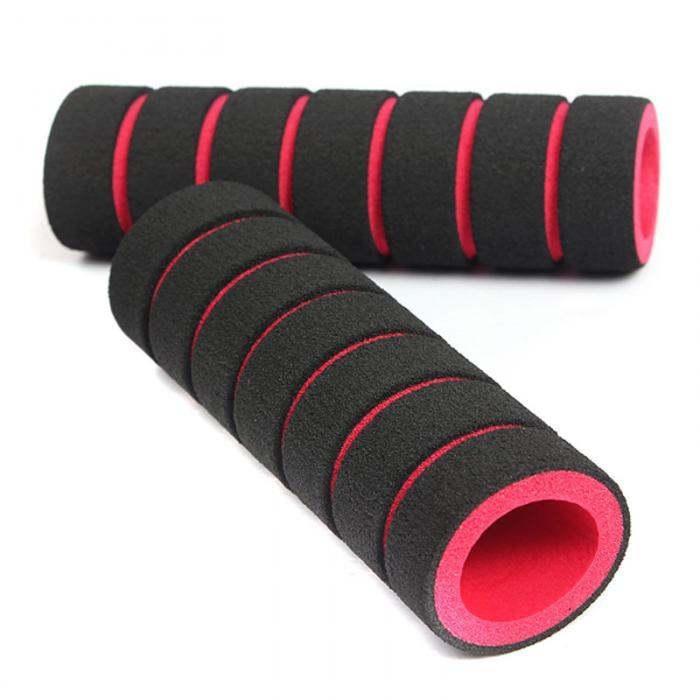 Lightweight Bike Handlebar Foam Sponge Cycling Anti - Shock Non - Slip Skid - Proof Handle Bar Grips Bike Foam Handlebar Cover Handle Bar Foam Soft Grips Sponge Non - Slip Handle Grips For Bike Racing Bicycle Motorcycle - UrbanCycling.com