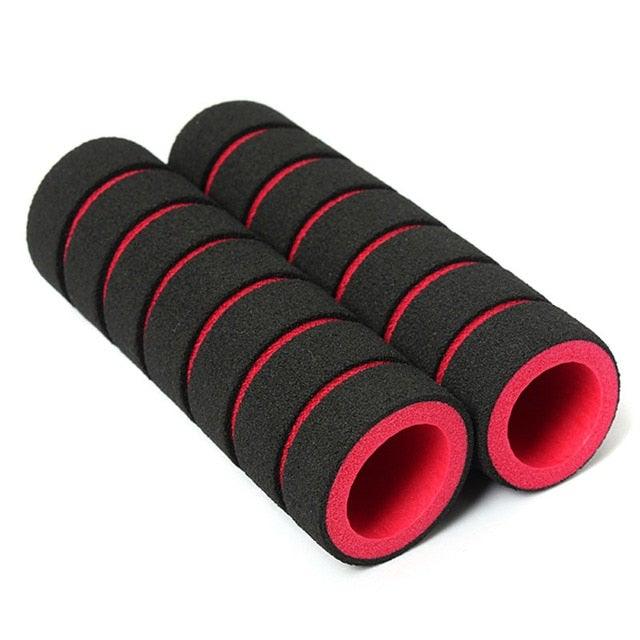 Lightweight Bike Handlebar Foam Sponge Cycling Anti - Shock Non - Slip Skid - Proof Handle Bar Grips Bike Foam Handlebar Cover Handle Bar Foam Soft Grips Sponge Non - Slip Handle Grips For Bike Racing Bicycle Motorcycle - UrbanCycling.com