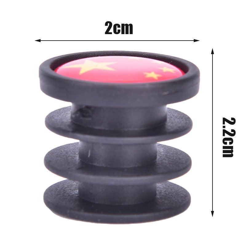 Lightweight Mini Bicycle National Flag Handlebar End Plugs For Mountain Road Bike Bicycle Grips Parts Protective Cover Handlebar Bar End Plugs Plastic Bike Handlebar End Caps For Road Bike Most Bicycle - UrbanCycling.com