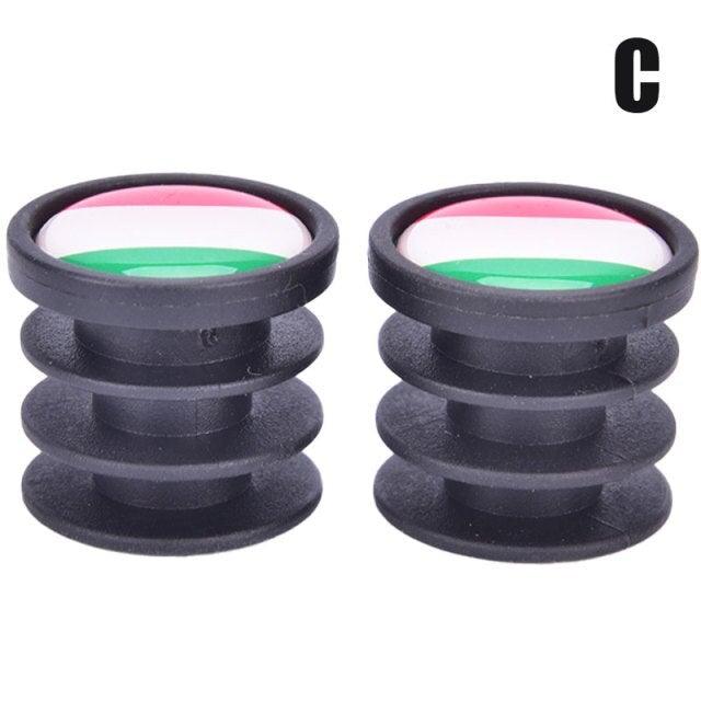 Lightweight Mini Bicycle National Flag Handlebar End Plugs For Mountain Road Bike Bicycle Grips Parts Protective Cover Handlebar Bar End Plugs Plastic Bike Handlebar End Caps For Road Bike Most Bicycle - UrbanCycling.com