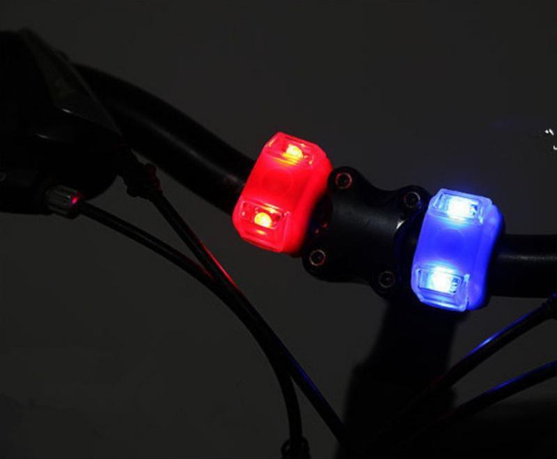 Lightweight Mini LED Silicone Bicycle Front Rear Light Waterproof Mountain Road Bike Cycling Headlight Tail Warning Lamp Silicone LED Bike Light Bike Headlight And Taillight Multi - Purpose Waterproof Bike Light For Cycling - UrbanCycling.com
