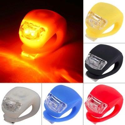 Lightweight Mini LED Silicone Bicycle Front Rear Light Waterproof Mountain Road Bike Cycling Headlight Tail Warning Lamp Silicone LED Bike Light Bike Headlight And Taillight Multi - Purpose Waterproof Bike Light For Cycling - UrbanCycling.com