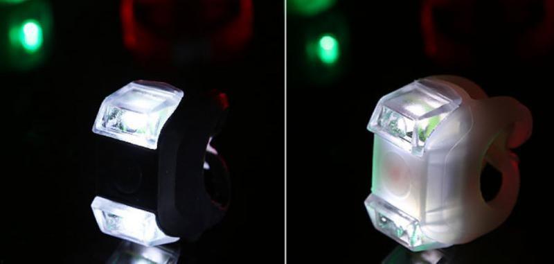 Lightweight Mini LED Silicone Bicycle Front Rear Light Waterproof Mountain Road Bike Cycling Headlight Tail Warning Lamp Silicone LED Bike Light Bike Headlight And Taillight Multi - Purpose Waterproof Bike Light For Cycling - UrbanCycling.com