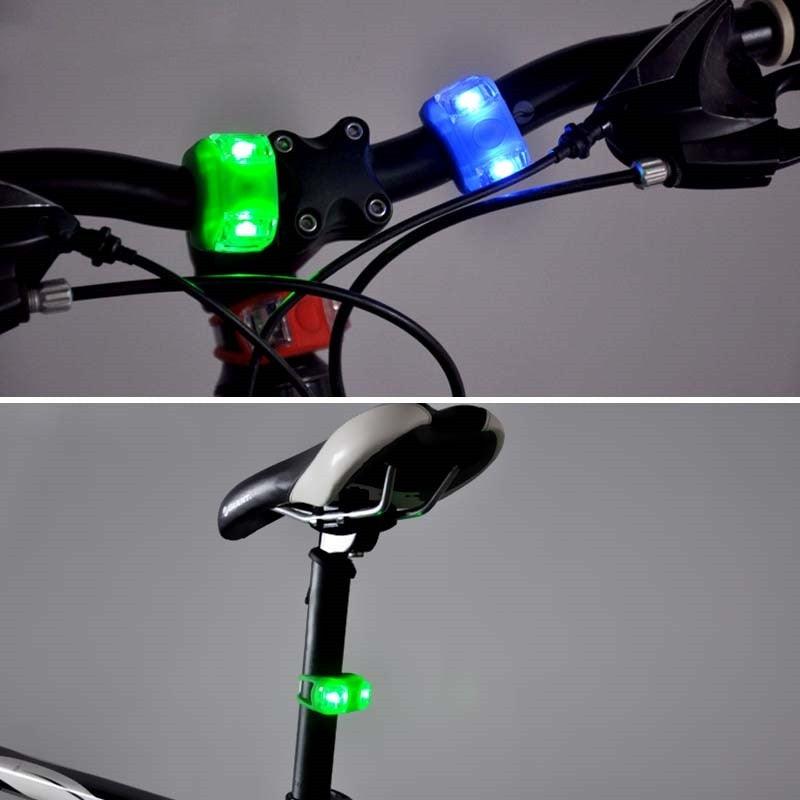 Lightweight Mini LED Silicone Bicycle Front Rear Light Waterproof Mountain Road Bike Cycling Headlight Tail Warning Lamp Silicone LED Bike Light Bike Headlight And Taillight Multi - Purpose Waterproof Bike Light For Cycling - UrbanCycling.com
